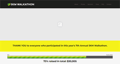 Desktop Screenshot of 5kmwalkathon.com