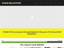 Tablet Screenshot of 5kmwalkathon.com